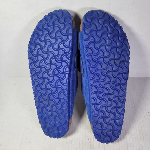 Birkenstock Unisex Blue Suede Adjustable Strap Sandals Size W11/M9 - Picture 6 of 7